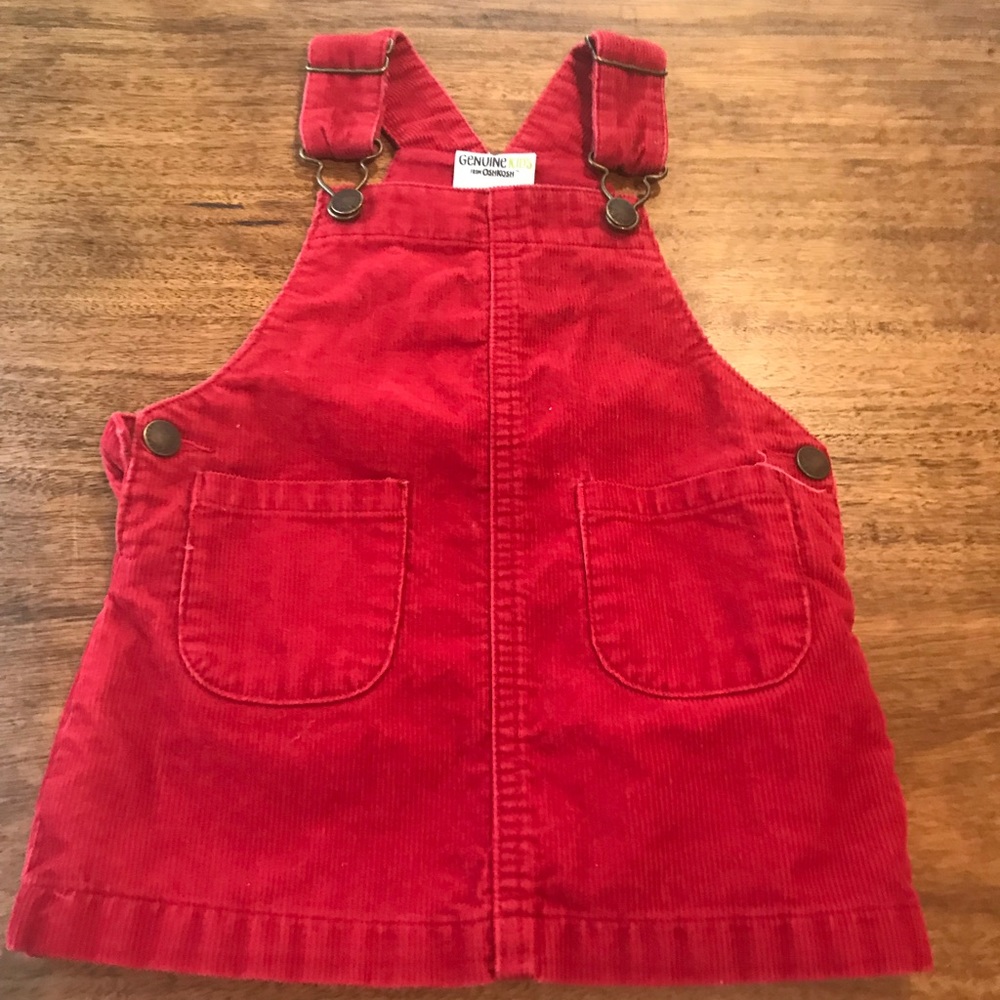 Red Corduroy Jumper
